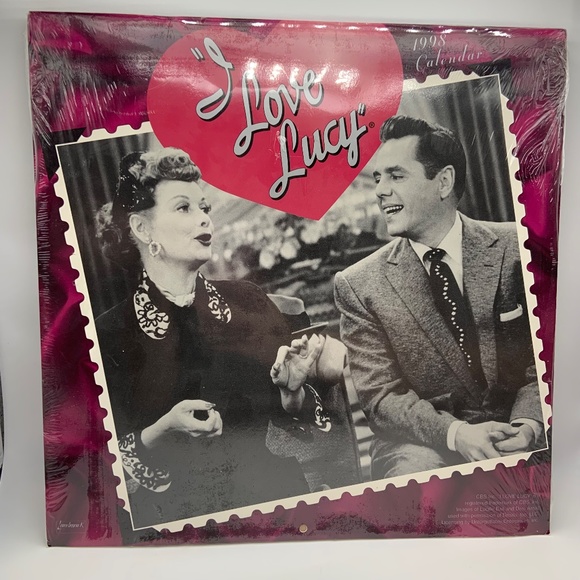 Vintage I Love Lucy Lucille Ball 12" x 12" Square 1998 Calendar SEALED! - Picture 2 of 11